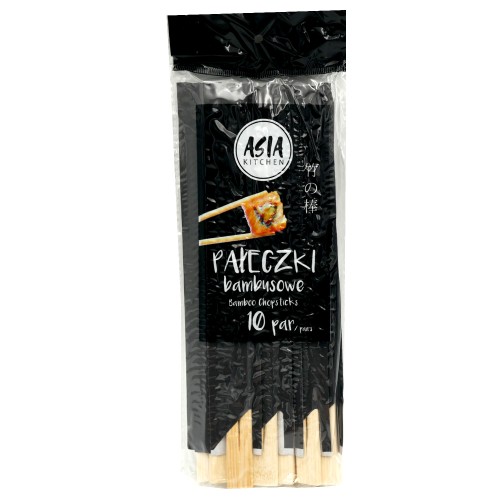 Pałeczki bambusowe do sushi zestaw 10 sztuk 21cm